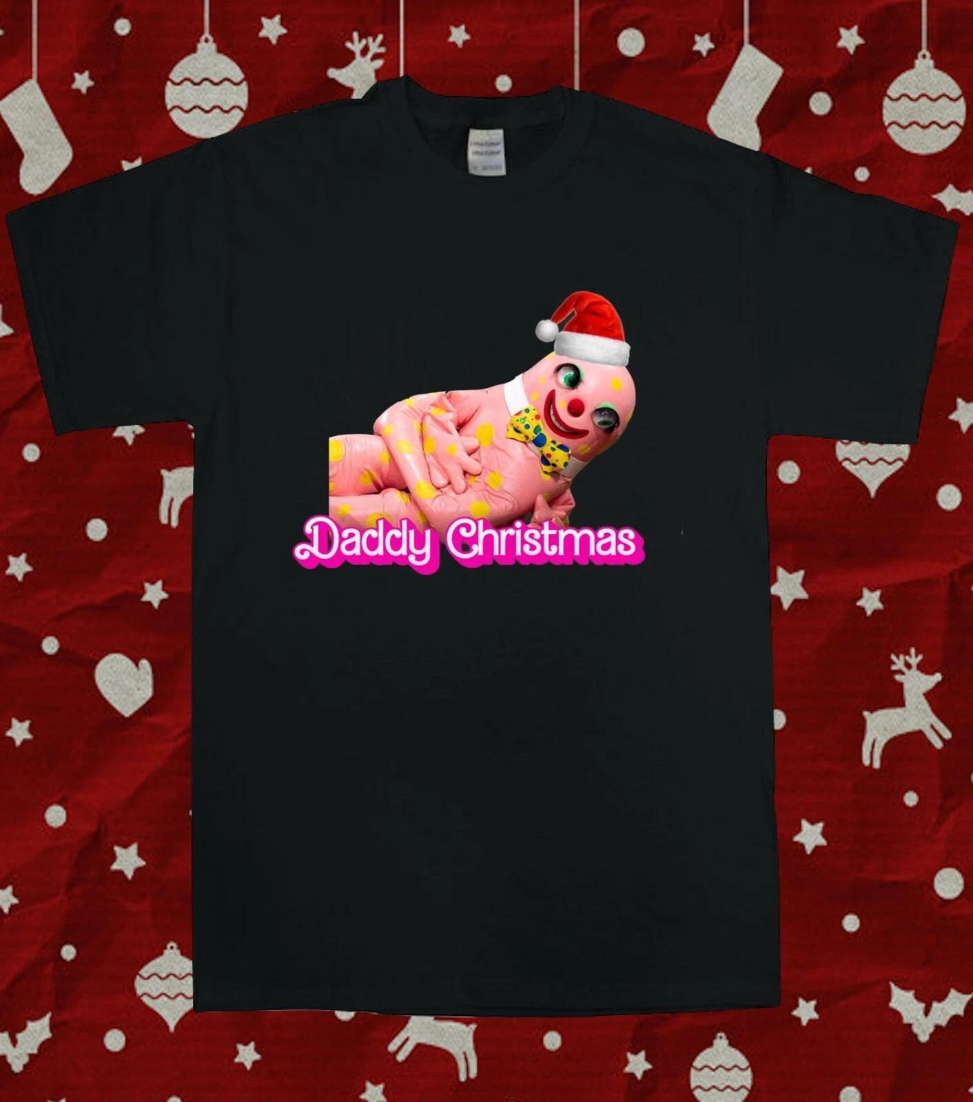 Christmas Mr Blobby Daddy Christmas 90s Aesthetic Retro T-Shirt XL