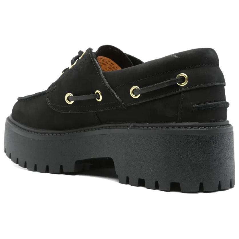 Timberland Stone Street Comfortable Versatile Casual Flats Women Flats Black TB0A6AVE0011