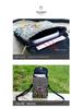 Crossbody Embroidered Womens Ethnic Canvas Handbag With Double Layer For Phone And Coins