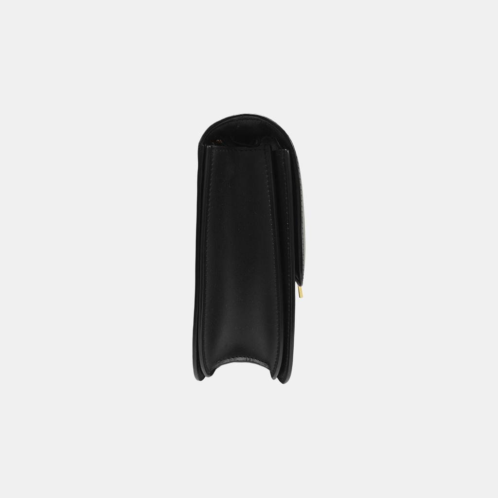[Gebraucht] Klassische Box Polierte Goldene Schnalle Leder Tofu Tasche Umhängetasche Crossbody Tasche Mittel - Gut #1RJYFKA