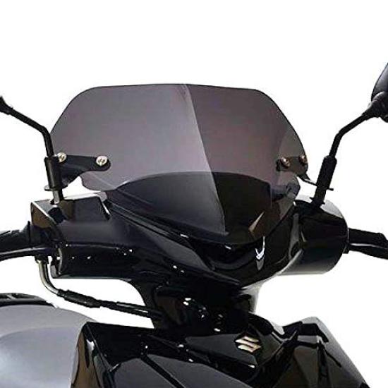 Asahi Windshield Short for Suzuki Swish SW-08 Visor, Smoke,