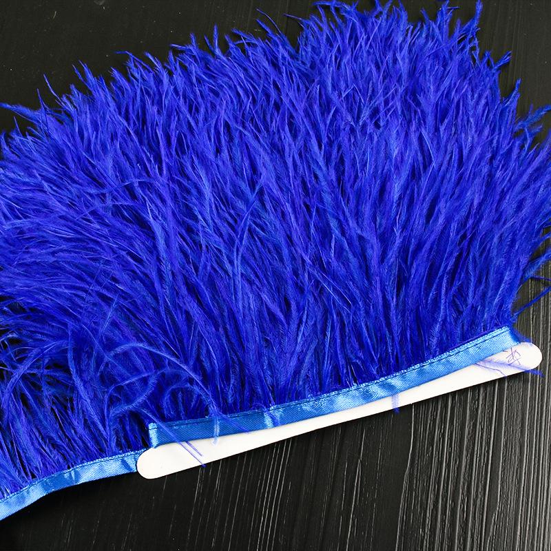 8-10 Ostrich Feather Diy Handmade Jewelry Accessories Crafts Decorative Clothing Skirt Cuffs