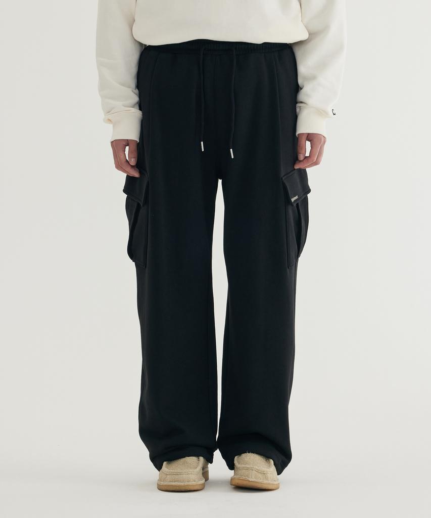 COVERNAT Small Authentic Cargo Sweatpants Black