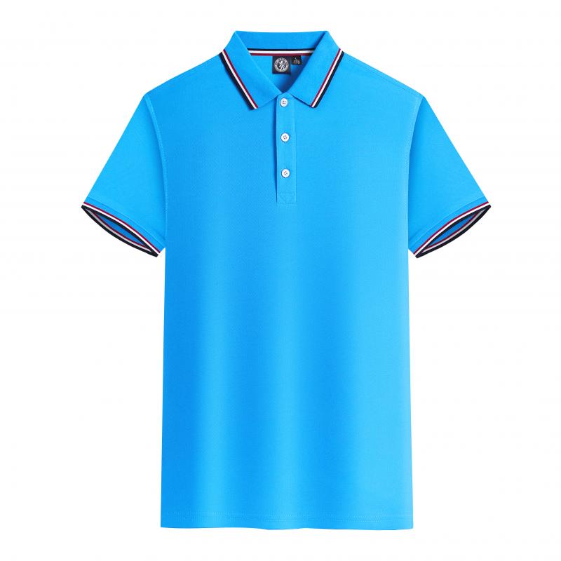2026 Summer Men's Short sleeved Polo Shirt Business and Leisure 85% Polyester Fiber 15% Cotton Breathable and Versatile