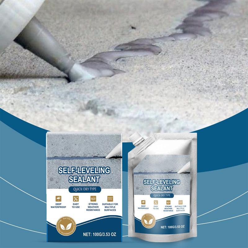 Cement Crack Filler Slab Concrete Crack Repair Sealant Self-Leveling Concrete Crack Waterproof Repair Sealant Caulking Glue