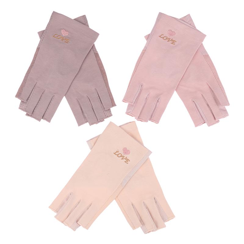1 Pair Anti Uv Nail Gloves Uv Gel Shield Glove Fingerless Manicure Nail Art Tools Led Lamp Nails Dryer Radiation Hand Gloves
