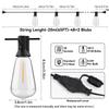 20M 30M ST38 Garland Light String Shatterproof LED Bulbs Outdoor IP44 Patio Garden Wedding Party Halloween Christmas Decor Lamp
