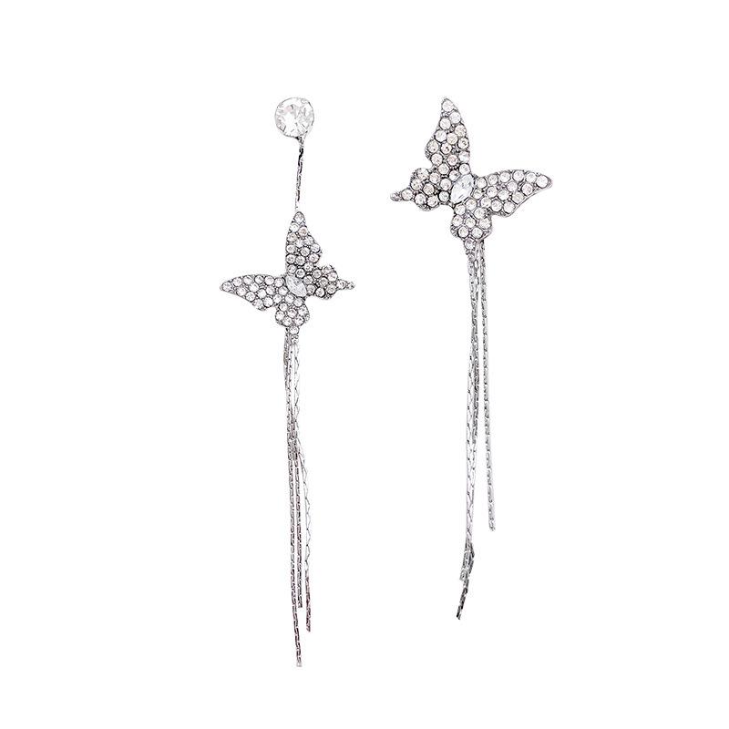 2025 Trendy Korean Micro-Inlaid Zircon Bow Earrings with S925 Silver Needle and Pearl for Women