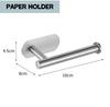 304 Stainless Steel Punch-Free Bathroom Set: Towel Rack, Tissue Holder, Robe & Hat Hook (4 Pieces)