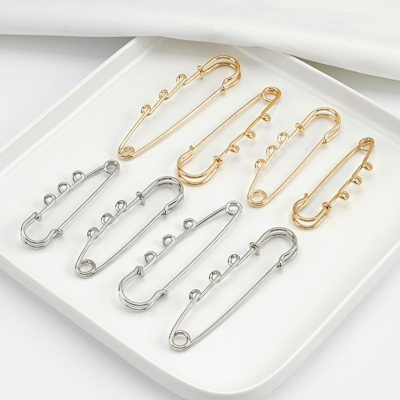 10 stk Sikkerhetsnål - Sklisikker spenne, Egnet for å lage og sy klestilbehør