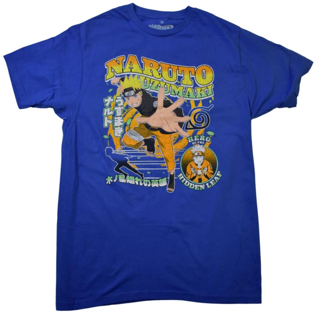 Ripple Junction Naruto Mens Naruto Uzumaki Hero Of The Hidden Leaf Shirt NWT L 2XL