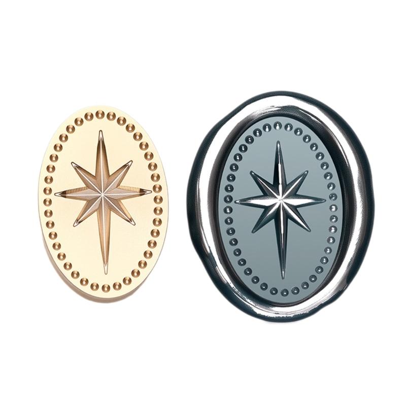 Pendant Series Sealing Waxed Stamp Brass Head Crown Wax Seal Stamp for Invitation Card Scrapbooking Decorations