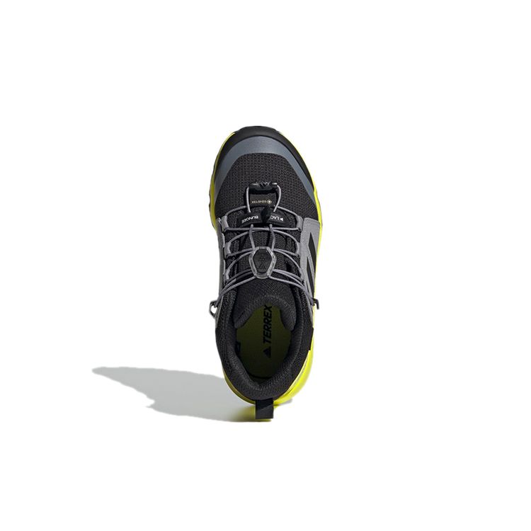 Adidas Terrex Mid Gtx Hiking K Comfortable Durable High-Top Outdoor Shoes Kids Shoes Black Gray FX4166