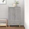 Highboard Gray Sonoma 70x31x115 cm Particleboard