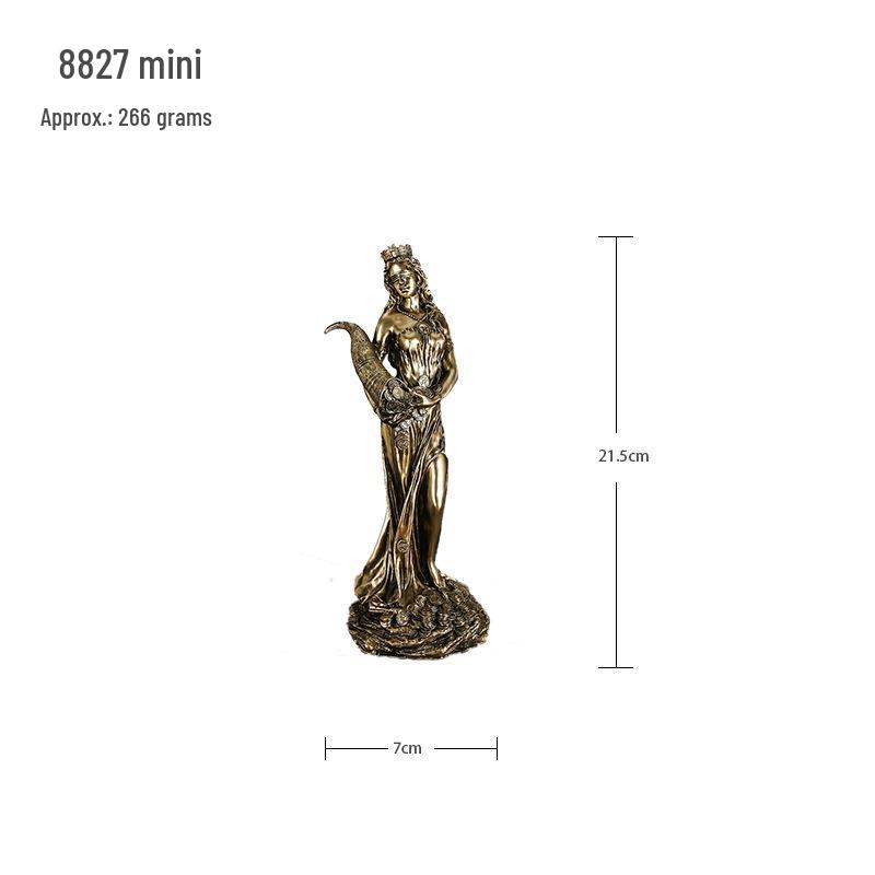 Greek Goddess Wealth-Attracting Decorative Statue - Lucky Office Desktop Ornament