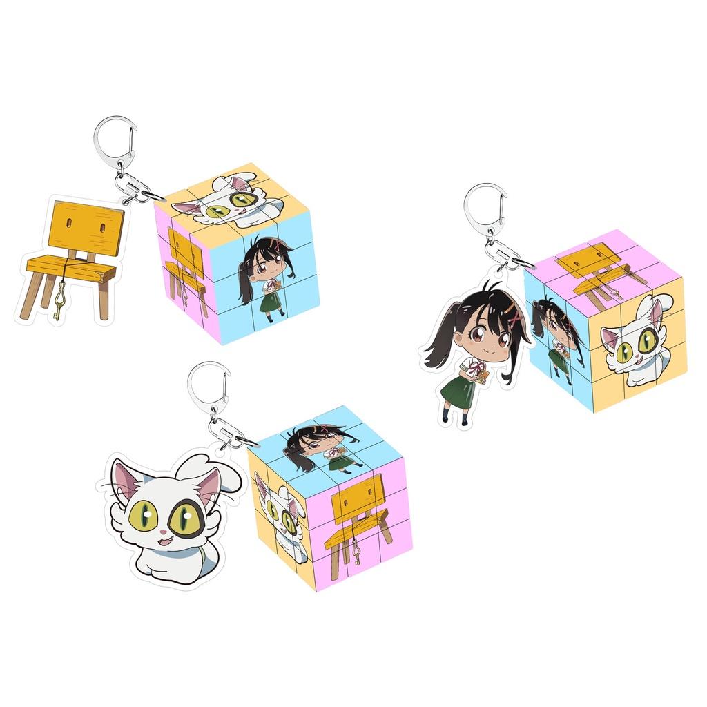 Abs Material Suzume No Tojimari Mini Cube With 5.7cm Size