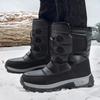 36-46 Winter Men's Plus Velvet High-top Outdoor Shoes Women's Large Size Hiking Shoes Plus Fur Warm Hiking Boots