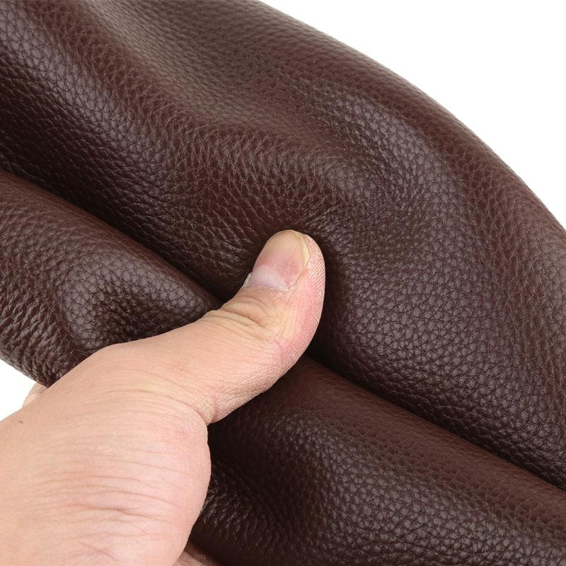 

Chocolate colored top layer cowhide leather material, genuine leather fabric, 1.5mm thick sofa head, car seat, handmade DIY leat 21x14cm коричневый