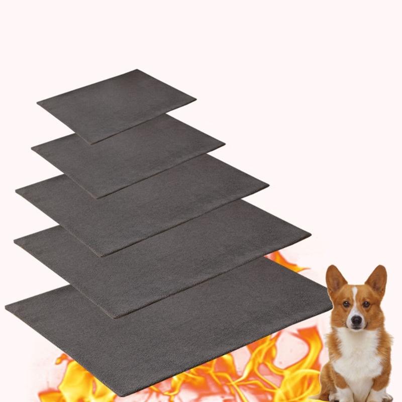 Removable Pet Sleeping Mat Self Heating Dog Bed Mat for Small Medium Dogs Cats Comfortable House Accessory Anti Slip