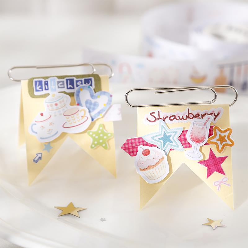JIAMEI 35mm * 2m Sweet Healing Life Series Ins Die Cut Tape DIY Diary Scrapbook Planner Handbook Aesthetic Decoration Supplies