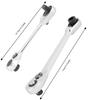 Alloy Mini Ratchet Wrench 6.35mm 1/4Inch High Torque Quick Release Ratchet Wrench Double Headed 72-Tooth Ratchet