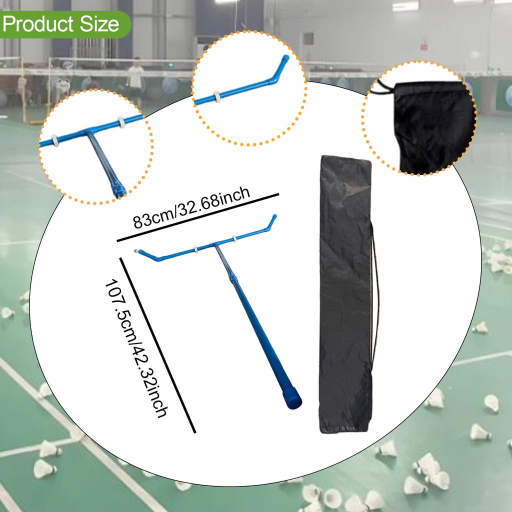 Badminton Shuttlecock Collector, Gatherer, Table Tennis Collector Tennis Ball Picker, Sweeper for Park, Outdoor Court Venues