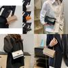 Fashionable Street Style Pu Leather Chain Shoulder Bag Beautiful Square Crossbody Bag
