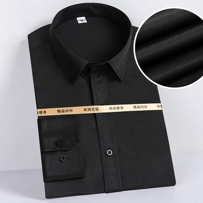 Long Sleeve Shirt Men's College Style Best Man Suit Korean Version Slim-fit Men's Business Studio Photo Shirt