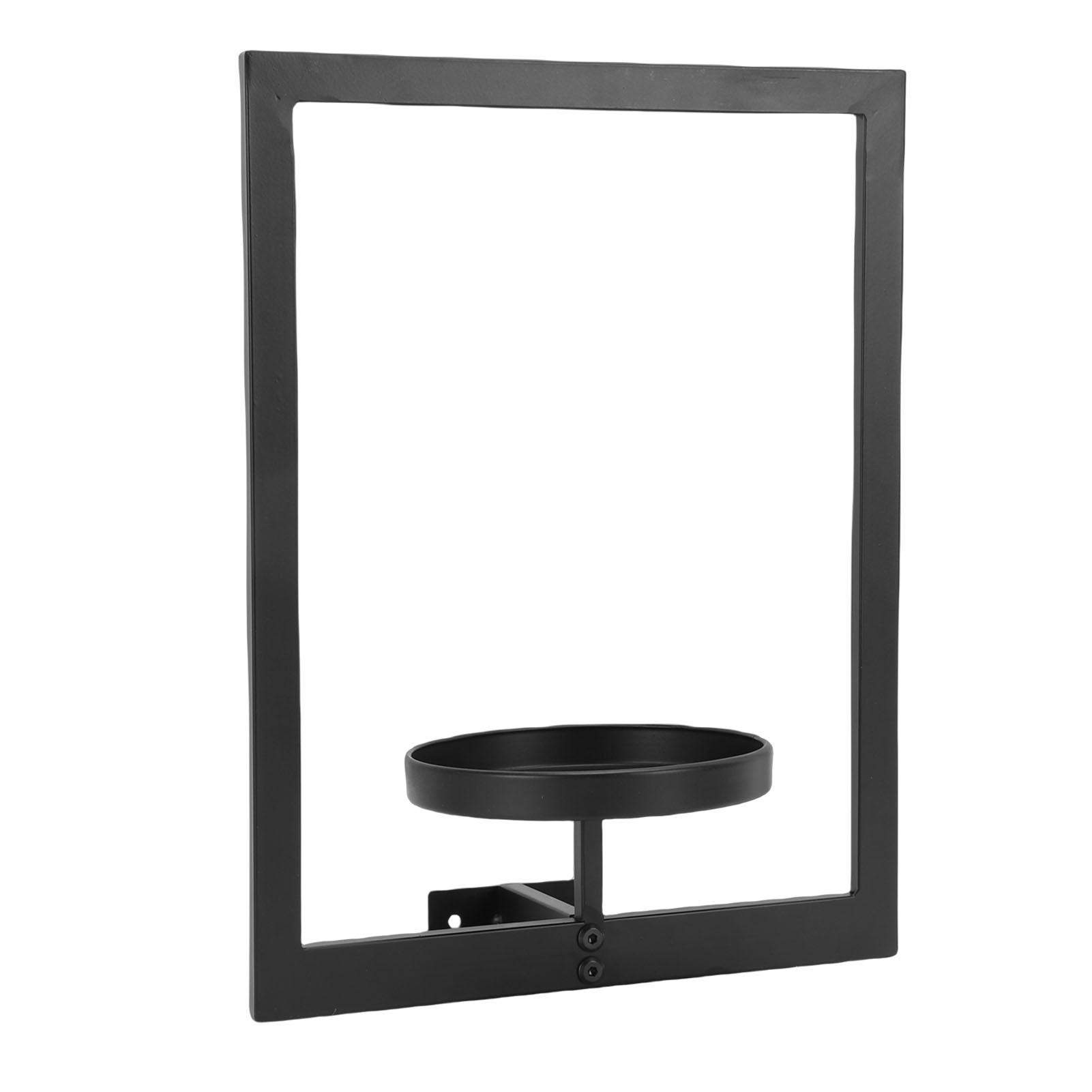 

2pcs Wall Plant Holder, Metal Picture Frame Wall Mount Shelf, Modern Window Plant Shelves Hanging Plants Display Stand for Indoor Outdoor D