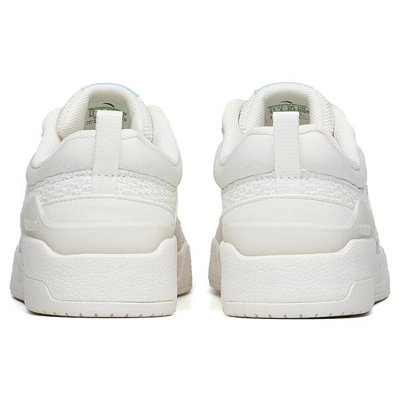 Anta Life Collection Low-Top Skateboard Shoes Women's Ivory White Sneakers 122218085-1