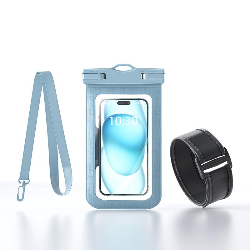 Universal Phone Waterproof Bag Outdoor Diving Swimming Touchscreen Phone Case Lanyard And Armband