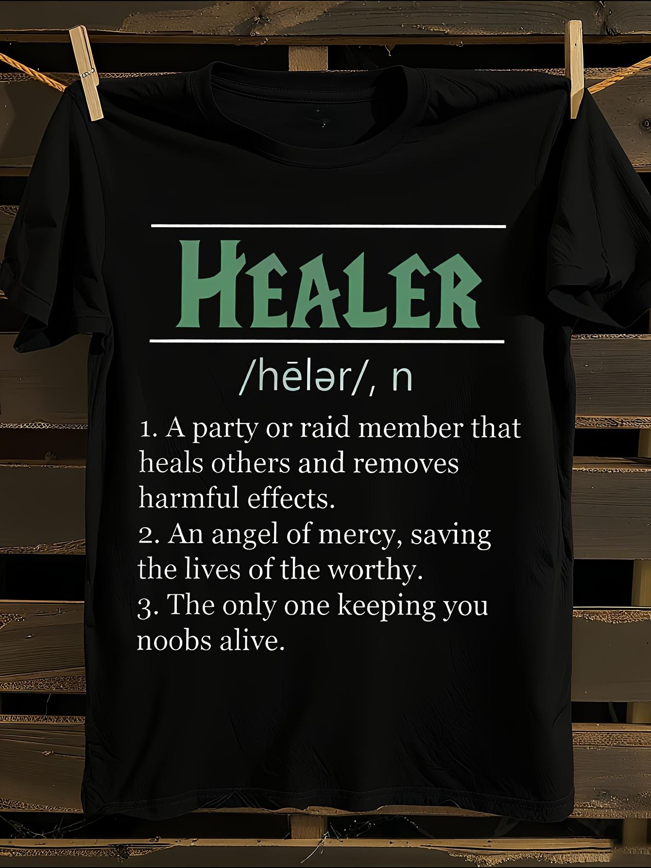 WoW Healer Definition Graphic T-shirt XXL