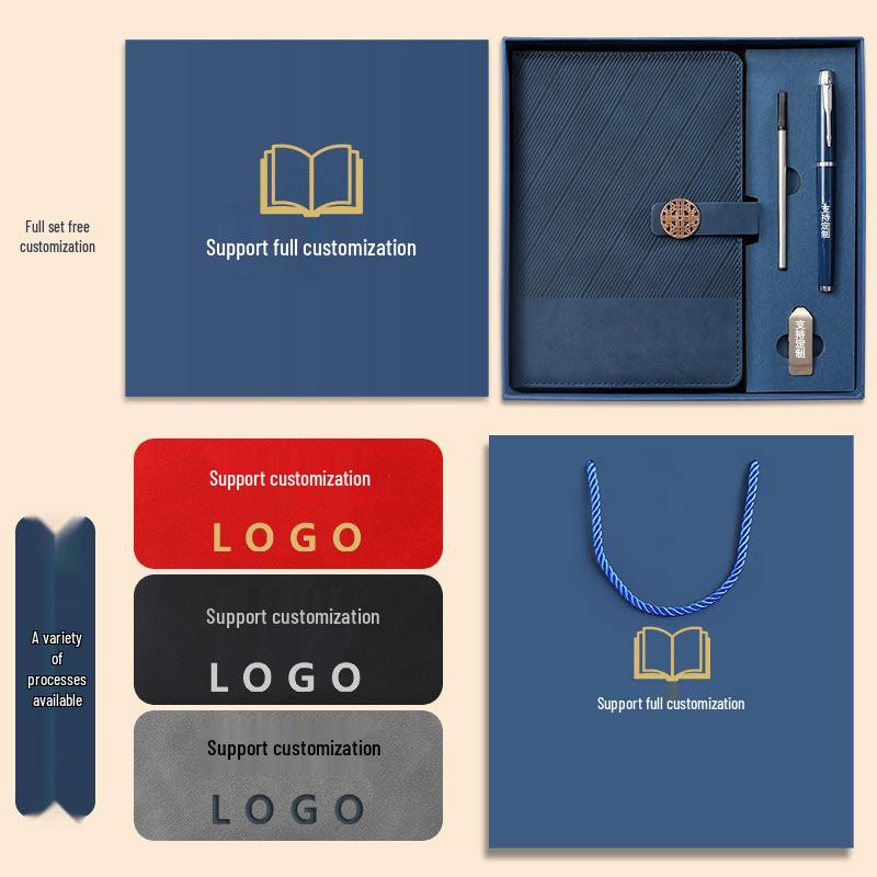 Custom Notebook & Diary Gift Set with Logo for Company Event or Student