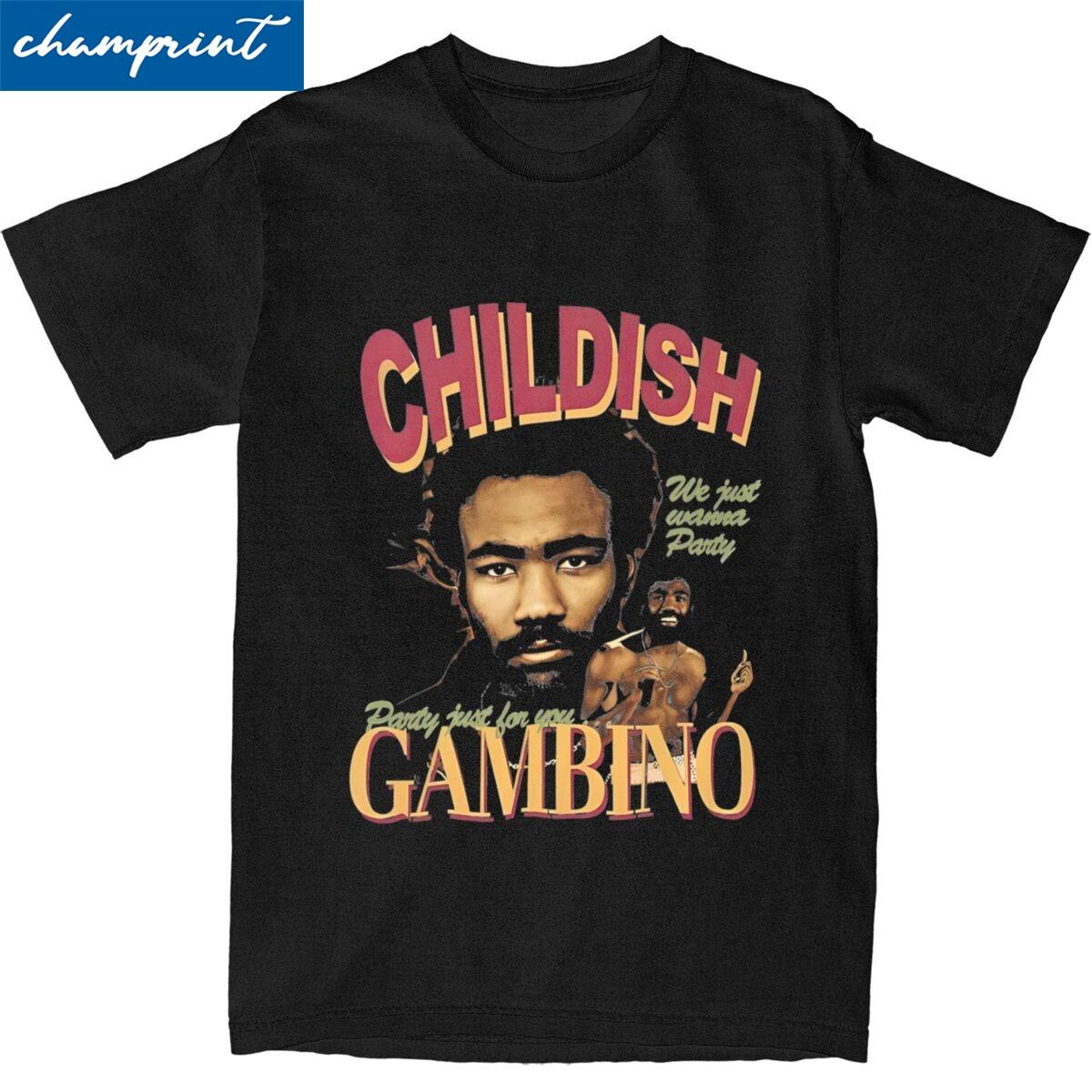 

Men Women Childish Gambino Tour 2024 T Shirt Cotton Tops Creative Short Sleeve Round Collar Tees Summer T-Shirts - Men s Summ... S разноцветный