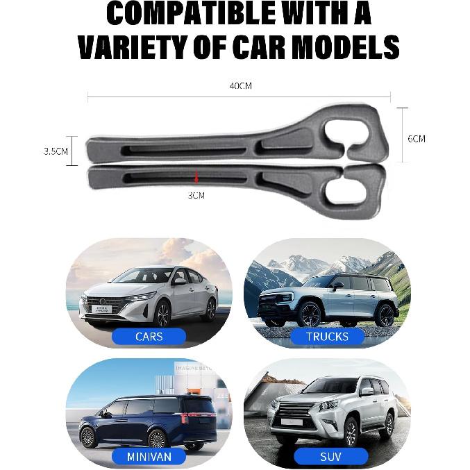 Car Seat Gap Filler, Seat Side Gap Filler With Organizer, 2 In1 Seat Crevice Blocker, Universal Fit Car SUV Truck Fill The Gap Between Seat & Console