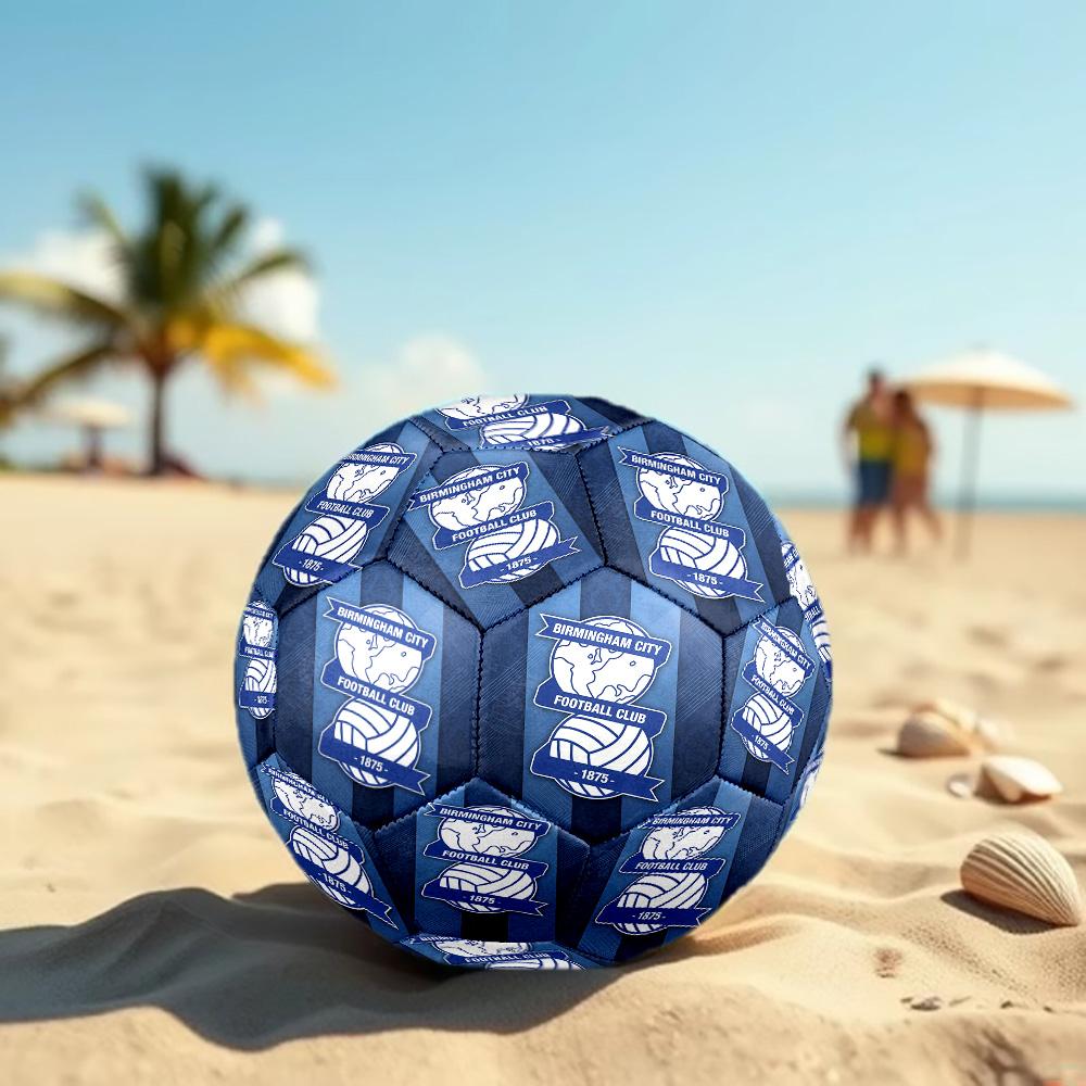 Birmingham City Taglia 5 Pallone da Calcio Alta Elasticità Pallone da Calcio Per Competizione All'aperto Allenamento Quotidiano Gioco