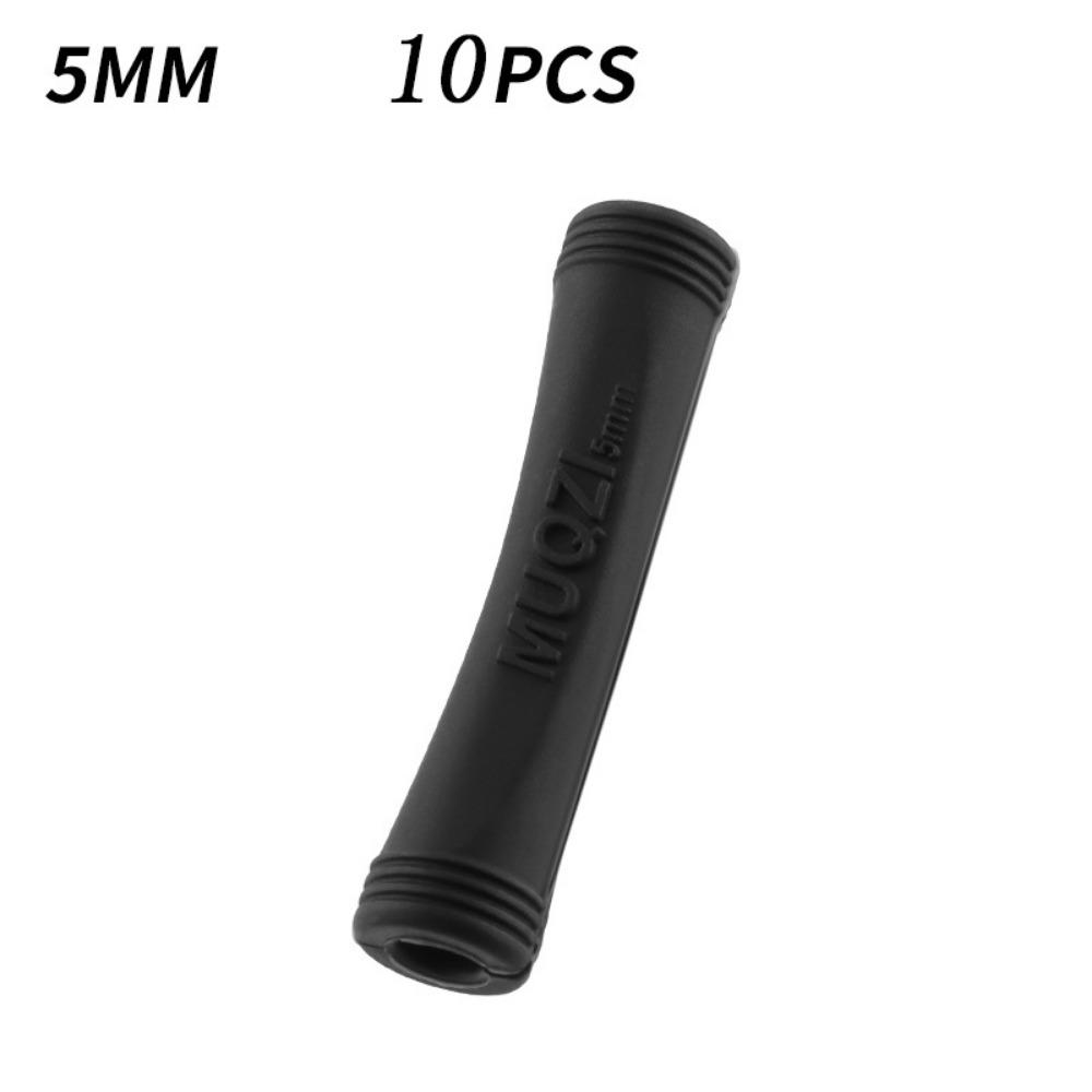 10pcs Wrap Guard Tubes Bike Cable Protectors Protective Sleeve Paintrubber Shift Brake Rubber Pipe Protector Cover Anti-friction