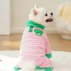 Bärenmuster Warmer Hunde-Pyjama Bequeme Hunde-Vierbeinkleidung für Herbst Winter