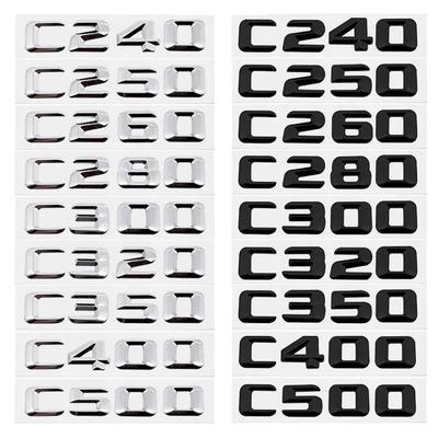 Car Body Decals Letter Stickers Rear Badge for Mercedes Benz C240 C250 C260 C280 C300 C320 C350 C400 C500 C Class
