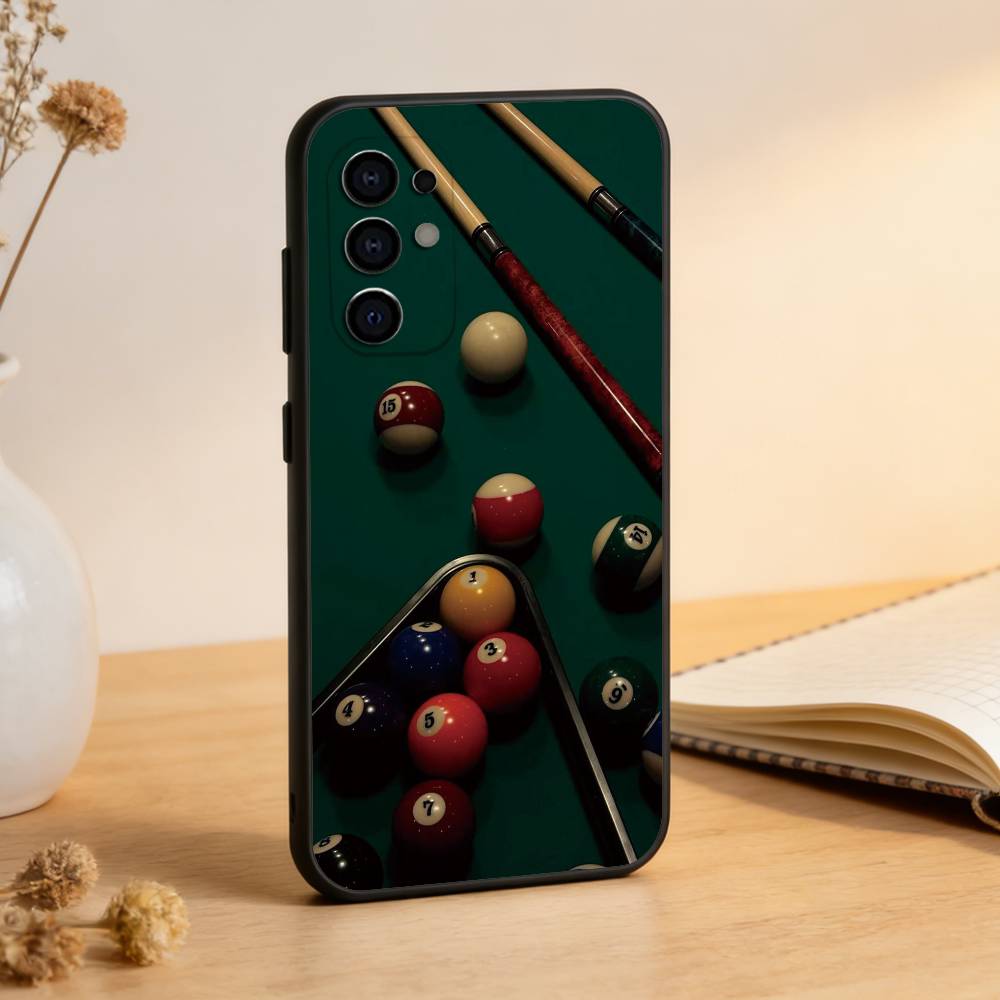 

billiards Phone Case For Samsung S25,S24,S21,S22,S23,S30,Ultra,S20,Plus,Fe,Lite,Note,10,Black Cover Samsung S24Plus