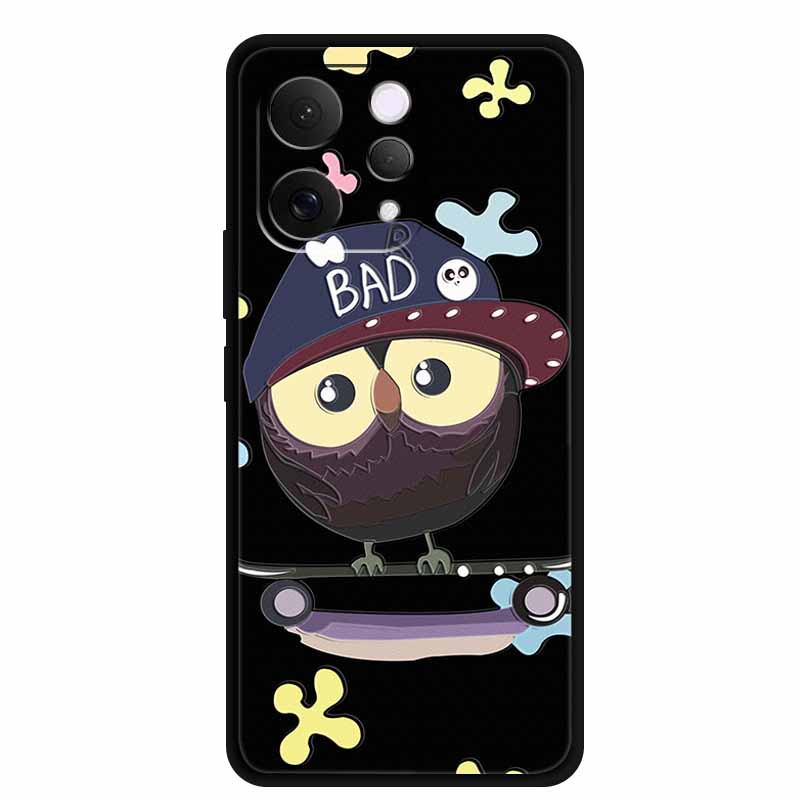 For Vivo S50 5G Case 3D Emboss Flower Black Silicone Soft Back Cover Case For Vivo S50 2025 Phone Case 6.59" Coque V2528A Fundas