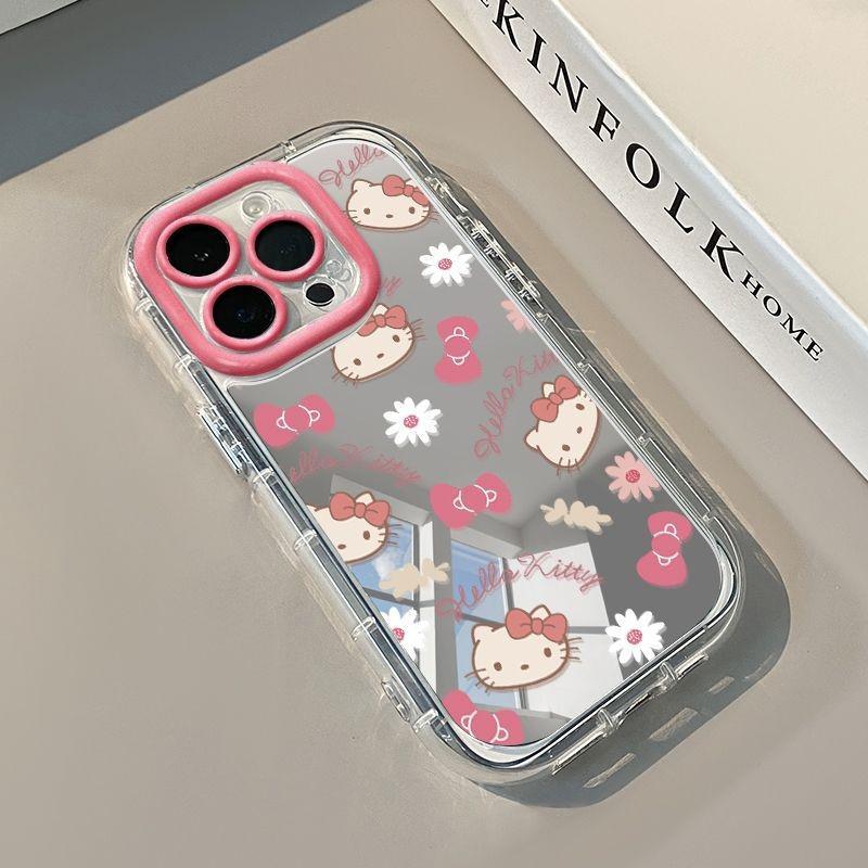 

Bow Knot Cat Mirror Case for iPhone 15 Pro Max/14/13/16 Pro iPhone 16