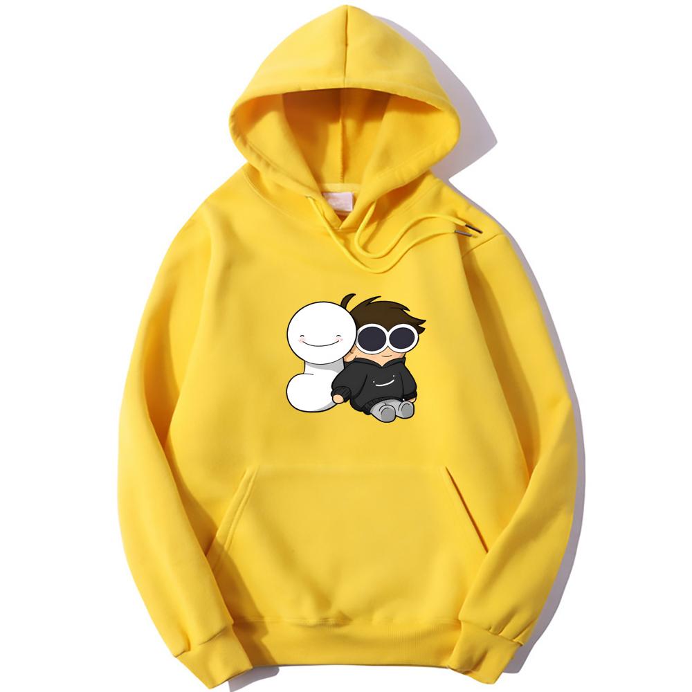 Dream Merch Men's hoodie Dream Smp Vintage Cartoon Loose Hoodie High-quality Casual Sweatshirt