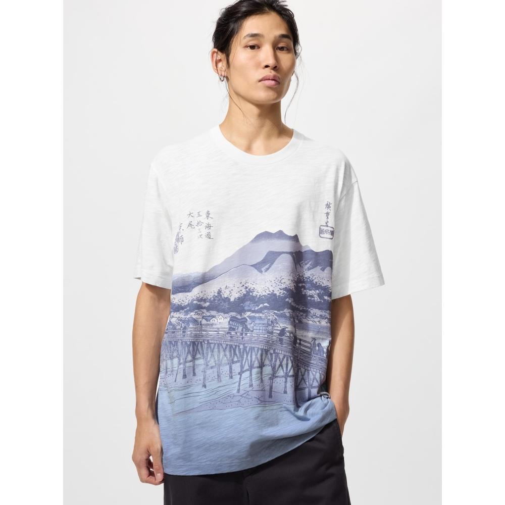 Uniqlo Japan Ukiyo E bluE Ut