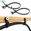 Releasable Black Plastic Cable Ties - Adjustable Self-Locking Zip Ties for Organizing Wires, Cables & DIY Projects