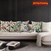 2D Vintage Botanic Floral Throw Pillow Covers** Pattern Cushion Cover Suitable For Sofa Bedroom Car Pillow Cover