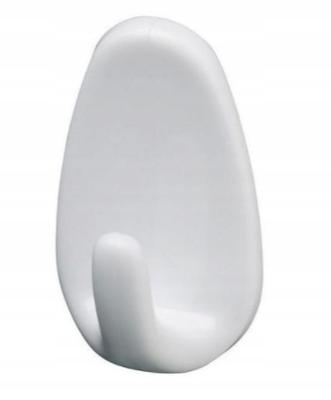 Self-adhesive Hook for Clothes and Towels, 3 Pcs, White