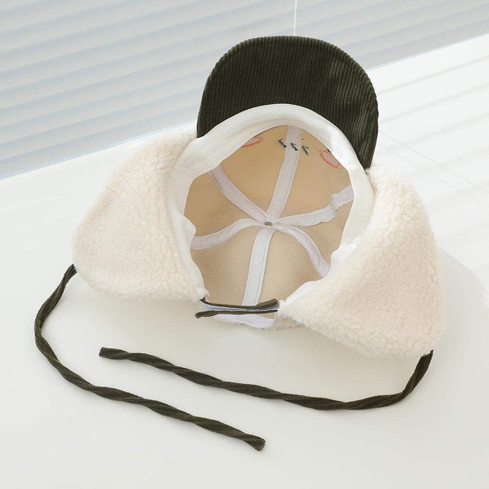 Kinder-Gehörschutz-Geweihhut - Koreanischer Lammwollpullover für Jungen und Mädchen, Perfekt für Herbst/Winter-Wärme