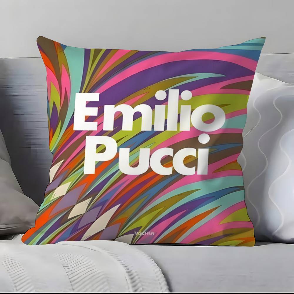 Fashion E-Emiliop-Pucci Pillow Case Pillowcase Soft Skin Friendly & Comfortable With A Hidden Zipper