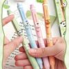 4pcs Erasable Gel Pen Set 0.5mm Black Ink Space Flower Panda Ballpoint Pens for Writing Student School Supplies Kids Gift